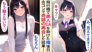 【人気動画まとめ】【恋愛】出張で飛行機に乗っていたら、美人CAのスカートがめくれて中の下着が丸見えだったので助けた俺。その後、美人CAと合コンで再会した結果。【AI漫画】【作業用】【総集編】