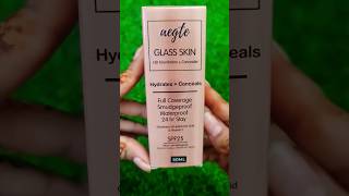 Aegte glass Skin HD foundation + concealer🤩 || Full coverage #shorts #aegte #makeup #shortsfeed