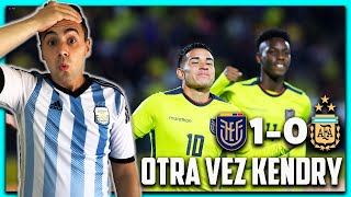 🇪🇨 ECUADOR vs ARGENTINA 🇦🇷 REACCION de un ARGENTINO 🇦🇷 HEXAGONAL FINAL | SUDAMERICANO SUB 17