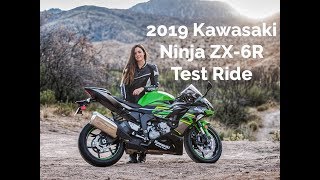 2019 Kawasaki Ninja ZX-6R Testride Highlight Video