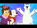 HooplaKidz Toons: The Giant Polar Bear | Adventures of Annie & Ben | Adventure Time Cartoon for Kids