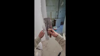 👷Painter Applying putty | Puttying for renovation #putty 250121