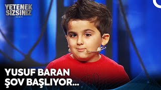 Yusuf Baran, Tüm Jüriyi Gülmekten Kırdı Geçirdi 😁 | Yetenek Sizsiniz Türkiye