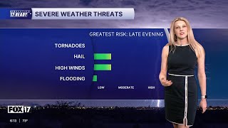 Monday Late PM Forecast: Iso. strong to severe storms tonight