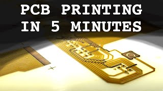 Printing PCBs with CHEMCUBED Silver Nanoparticle Ink