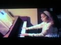 Lady Gaga playing the piano as a child