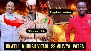 Ukweli Kuhusu Biblia Yenye Vitabu 88 Vs Vitabu 66 Tumalize Utata Leo