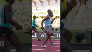 Letsile Tebogo makes it look so easy 😤 #botswana #worldathleticschamps #running #sports