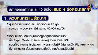 นายกฯถก 40 ซีอีโอ ไร้ประเด็นอู่ฮั่นโมเดล ชี้รัฐร่วมมือเอกชน เดินหน้าเปิดประเทศ 120 วัน