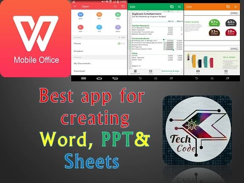 Wps Office (la mejor aplicación para administrar archivos como Word, ppt y hojas)