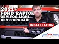 2021+ Gen 3 Ford Raptor OEM Fog Light Upgrade Install - Rigid SR-M, Baja S2, Diode Dynamics, 2022 22