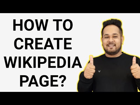 How To Create Wikipedia Page | How To Make A Wikipedia Page | How To ...