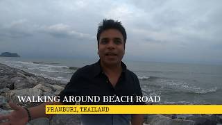 Pranburi Beach Road in Thailand