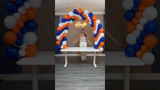 Easy balloon arch. Easy balloon arch. Easy balloon column. DIY balloon column. #balloonart 🎈