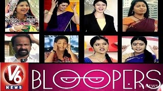 Funny Mistakes By V6 News Anchors - V6 Bloopers 2014