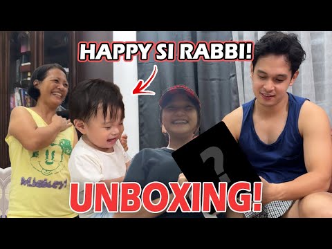 UNBOXING! MASAYA SI RABBI SA LAMAN NG PACKAGE! Jacq Tapia