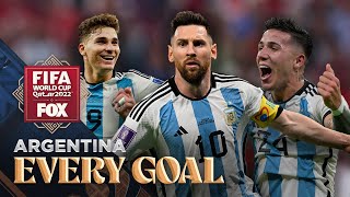 Lionel Messi, Enzo Fernández, Julián Álvarez & more every goal for Argentina | 2022 FIFA World Cup