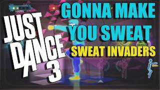 Just Dance 3 | Gonna Make You Sweat (Everybody Dance Now) | Sweat Invaders