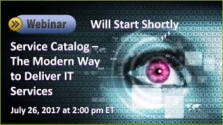 Service Catalog - The Modern Way to Deliver IT Services