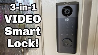 The Eufy Video Smart Lock is A 2K Camera, Doorbell, and Smart Lock In One!