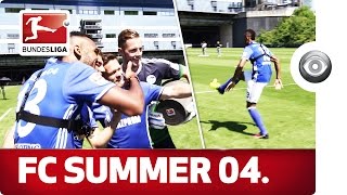 The Heat Is On - Embolo, Geis, Uchida & Co sweat it out at the Schalke 04 Media Day
