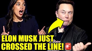 🚨ELON MUSK Just Launched A PERVERTED Attack On AOC