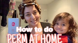 HOW TO DO A PERM AT HOME| BEAUTY TUTORIAL STEP BY STEP