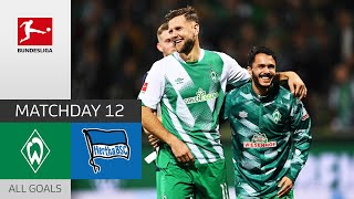 Late Goal for the Win! | Werder Bremen - Hertha Berlin 1-0 | Highlights | MD 12 – Bundesliga 2022/23