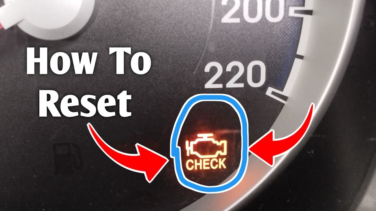How To Reset A Check Engine Light Without A Scanner