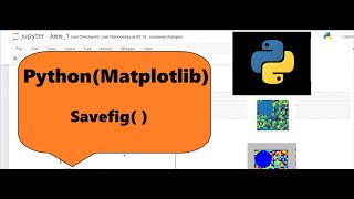 Python (Matplotlib):- Saving Matplotlib plots or figures
