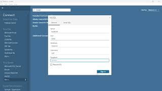 Tableau Connection with SQL and custom SQL query setup