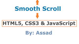 Smooth Scroll Lesson HTML, CSS and JavaScript (English)