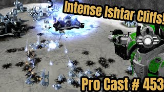 😵Intense Ishtar Cliffs!😵Supreme Commander 2 Pro Cast# 453 1v1 on Ishtar Cliffs - Steal Speaks