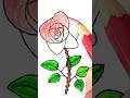 rose coloring pages for kids shorts coloring