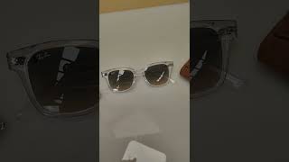 Occhiali da Sole Ray Ban RB4323 Sunglasses Unboxing trasparent  #rayban #sunglasses #shorts