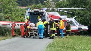 Elisoccorso all'ospedale di Bordighera