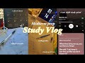 Midterms Study vlog! Late nights⏳️HOURS of studying, solving questions, sleeping at 3am etc.