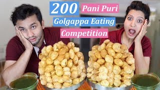 200 PANI PURI GOLGAPPA EATING COMPETITION | Golgappa Challenge | Laughing Ananas