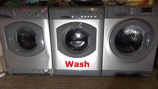 Wash race No.18 : Hotpoint vs Hotpoint vs Hotpoint on Fast wash 30'