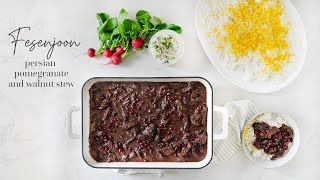 Fesenjoon - Persian Pomegranate and Walnut Stew