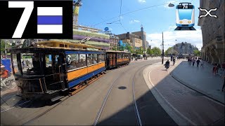 🚊 GVB Amsterdam Tramlijn 7 Cabinerit Slotermeer – Azartplein | Combino