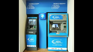 UBL Cash Deposit ATM Machine in Gujrat Branch