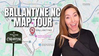 MOVING to Ballantyne NC [FULL MAP TOUR] | Living in Charlotte North Carolina