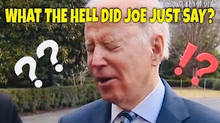 What The Hell Did Joe Just Say