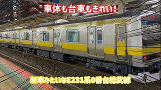 【ピカピカ！】新車みたいにきれいになる中央総武線E231系0番台ミツB10編成