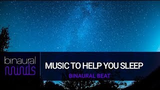 RELAXING MUSIC TO HELP YOU SLEEP - 3 Hours Binaural Beats Delta Wave Session