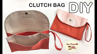 DIY CLUTCH BAG // วิธีทำกระเป๋าถือหลายช่องแบบง่ายๆ