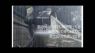 窓の外は雨