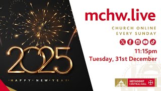 New Year's Eve Service from Methodist Central Hall Westminster.