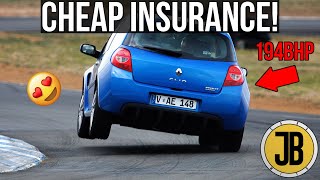 Top 10 CHEAP AND FAST Second Cars for Young Drivers! *CHEAP INSURANCE*